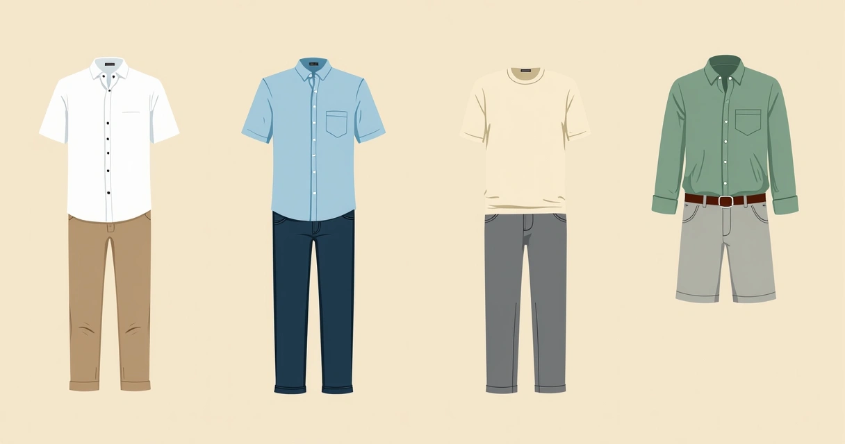 Opções de camisas masculinas claras para a Páscoa