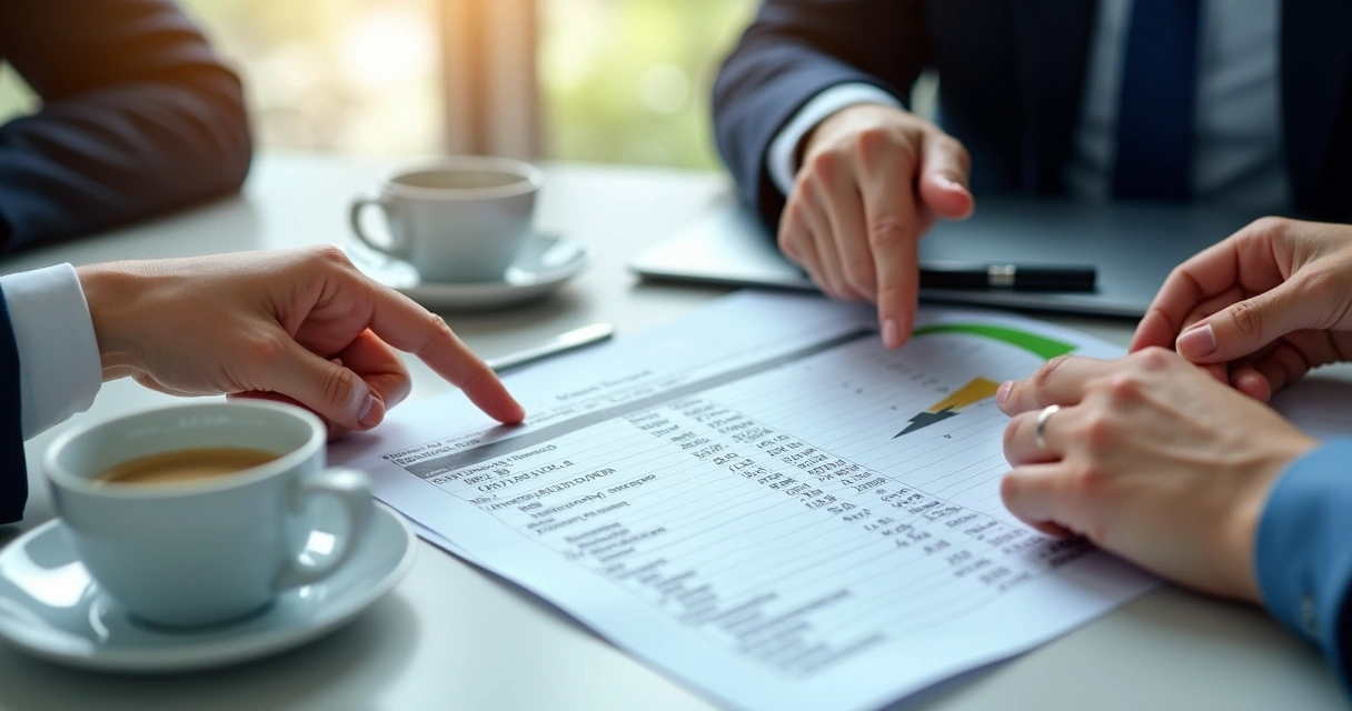 Comparação entre lucro contábil e saldo do caixa em relatório financeiro 