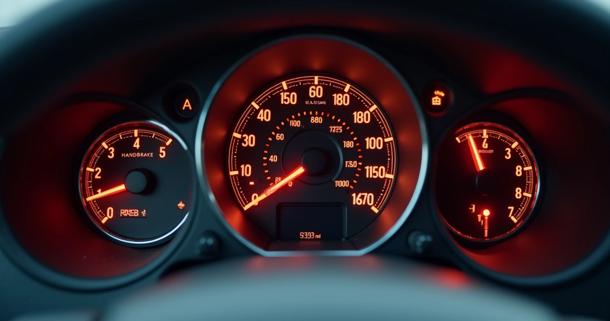 Luz de alerta acesa no painel do carro