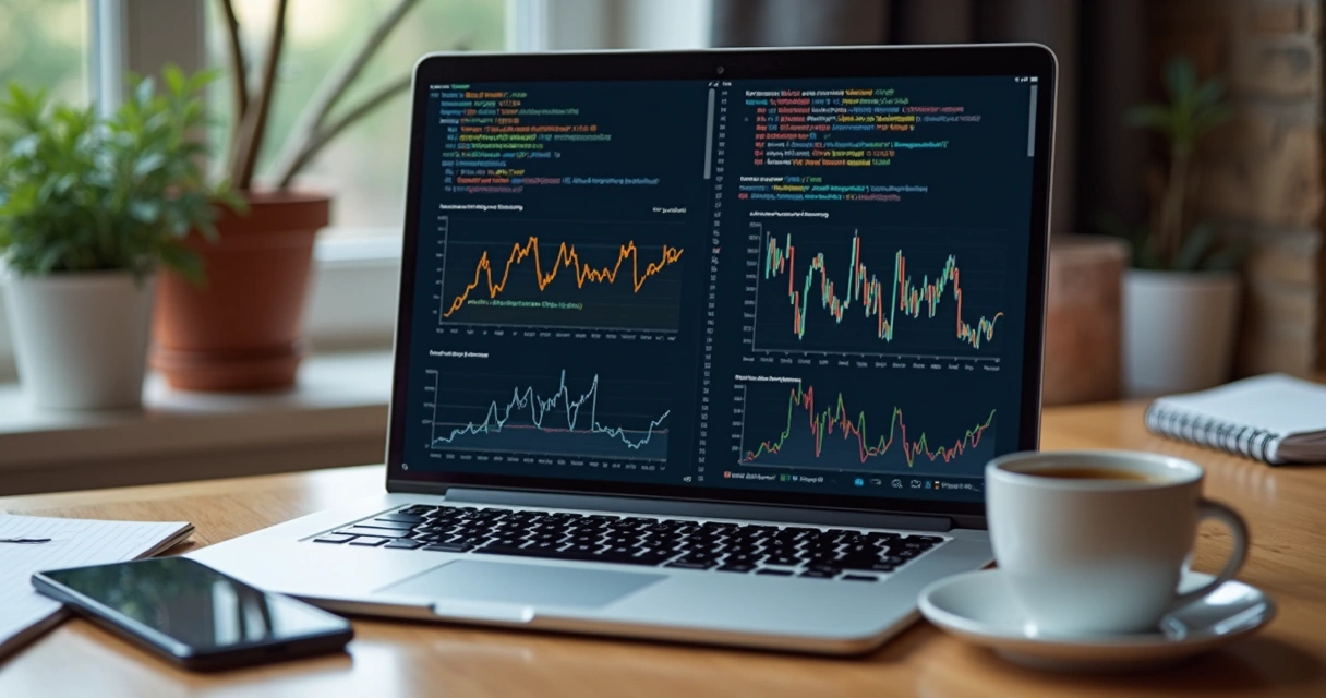 Códigos de machine learning com gráficos de vendas