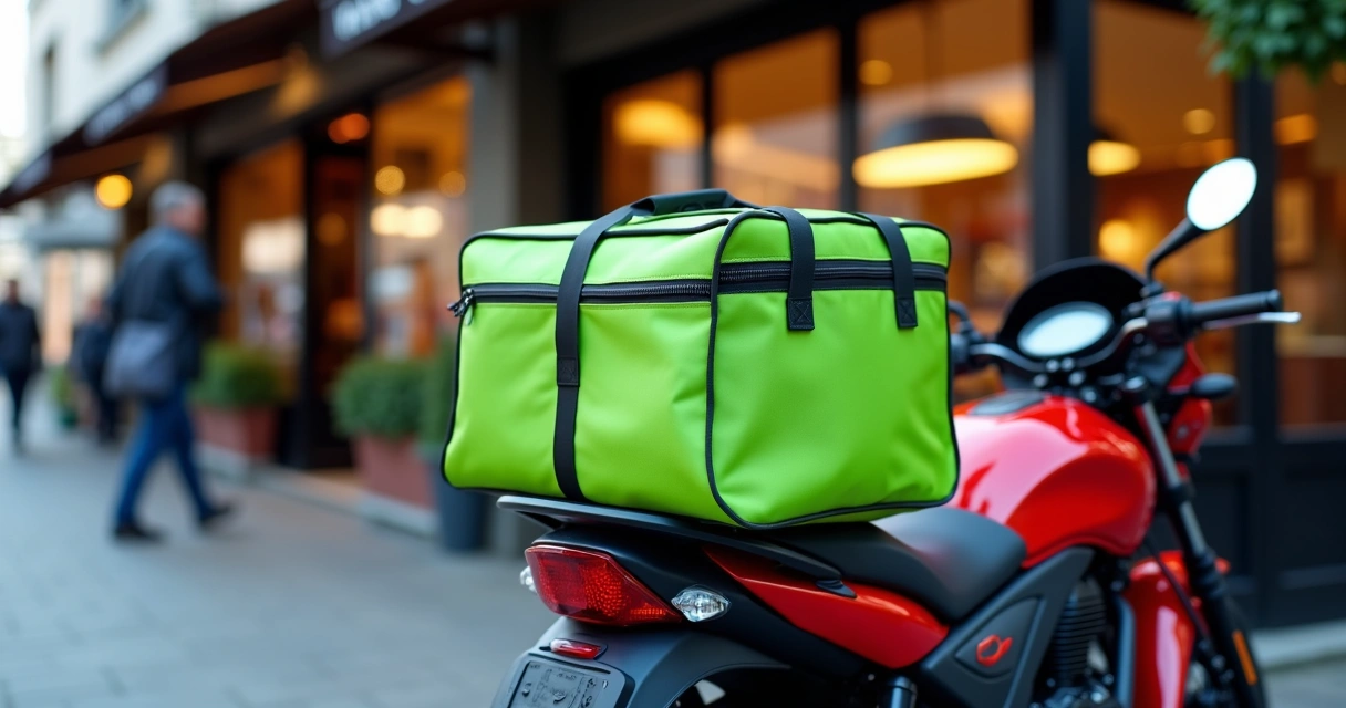 Mochila térmica própria para entregador de aplicativo 