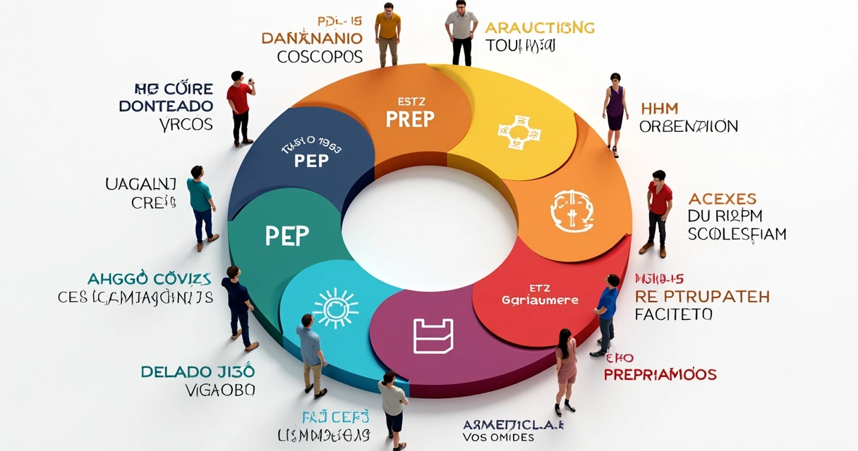 Ilustração da mandala prevenção combinada HIV e ISTs 