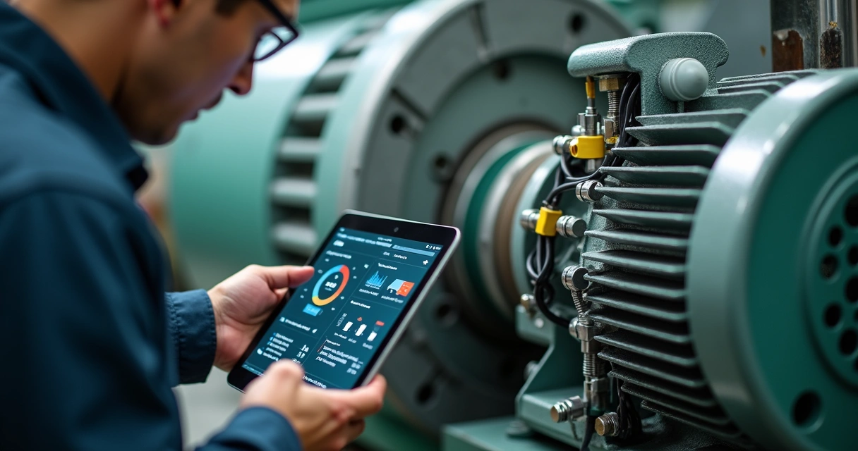Sensor conectado em motor industrial aponta dados de manutenção preditiva 