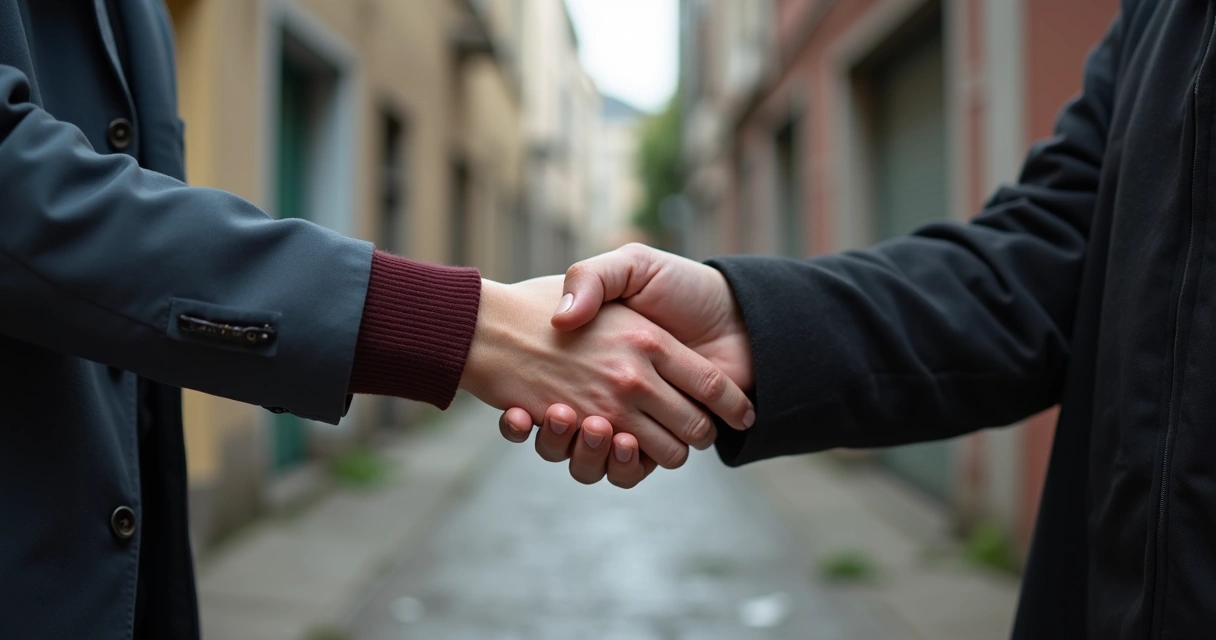 Mão estendida segurando outra em gesto de solidariedade 