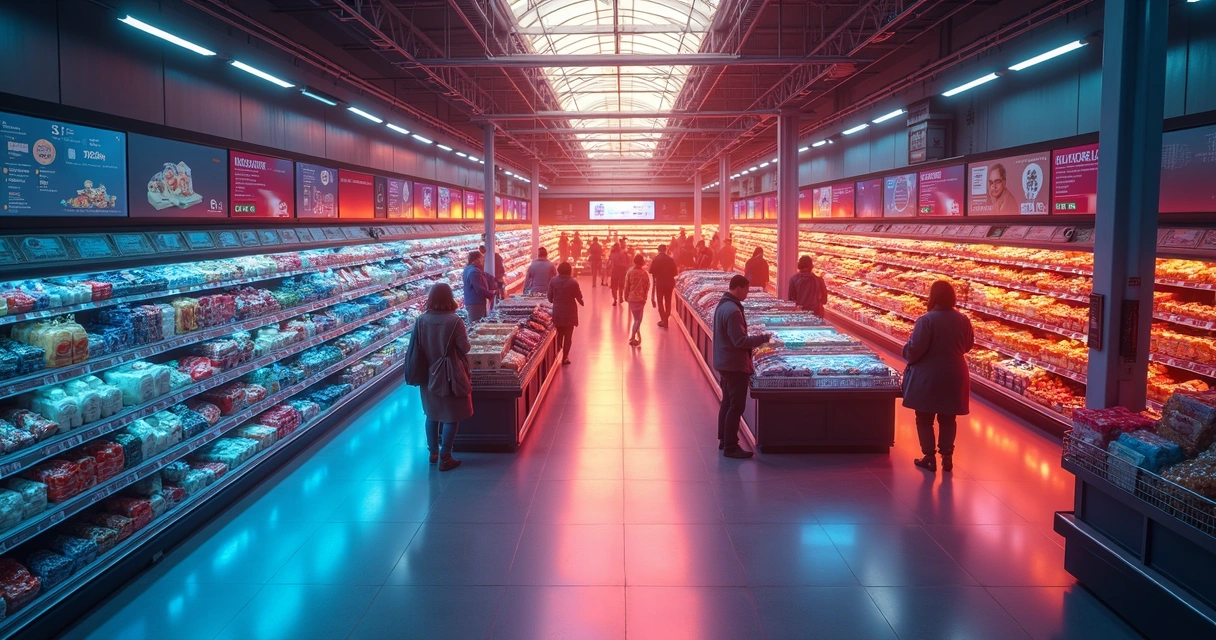 Mapa de calor mostrando movimento em loja física 