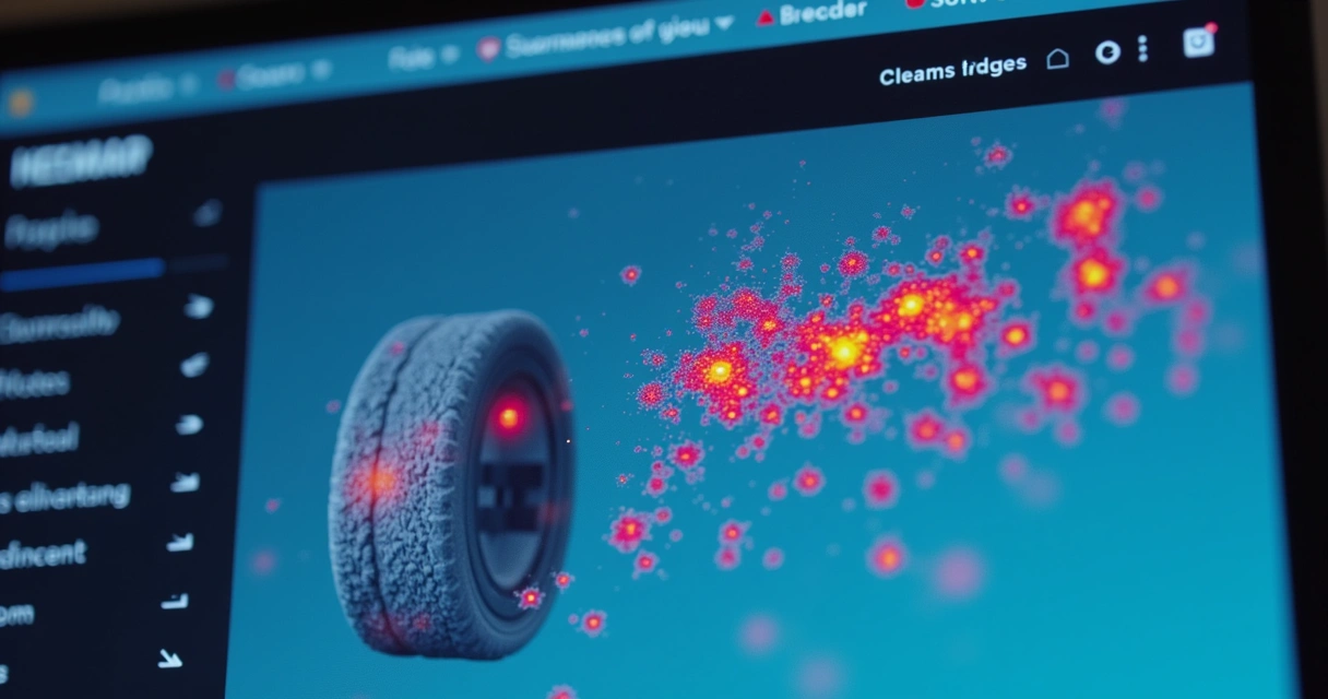 Visualização de mapa de calor em loja virtual 