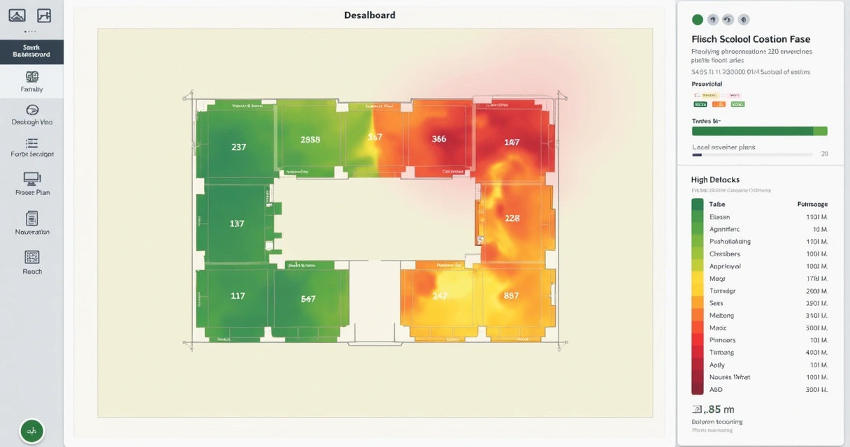 Mapa de calor de riscos psicossociais 