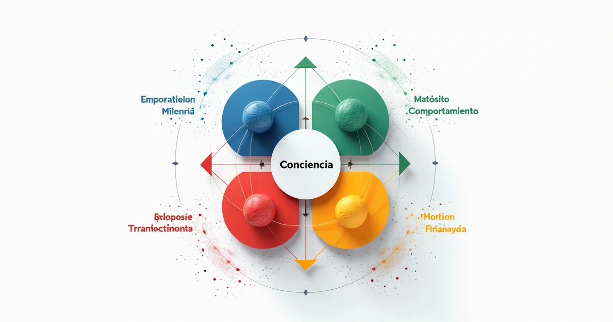 Mapa conceptual marquesi con cuatro elementos conectados 