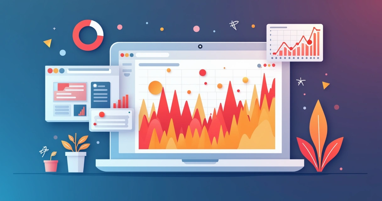 Visualização de mapa de calor em analytics de ecommerce 