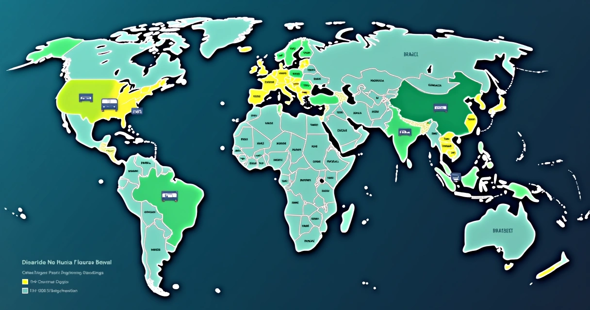 Mapa com novos CDs Mercado Livre Full por região em 2026 