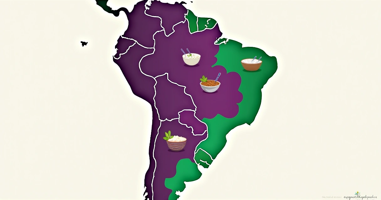 Mapa do Brasil colorido destacando estados líderes no consumo de açaí 