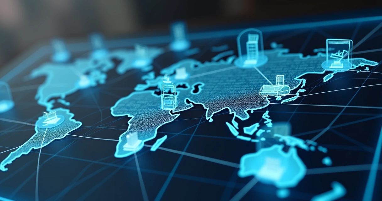 Mapa digital de estoques entre lojas de uma rede 