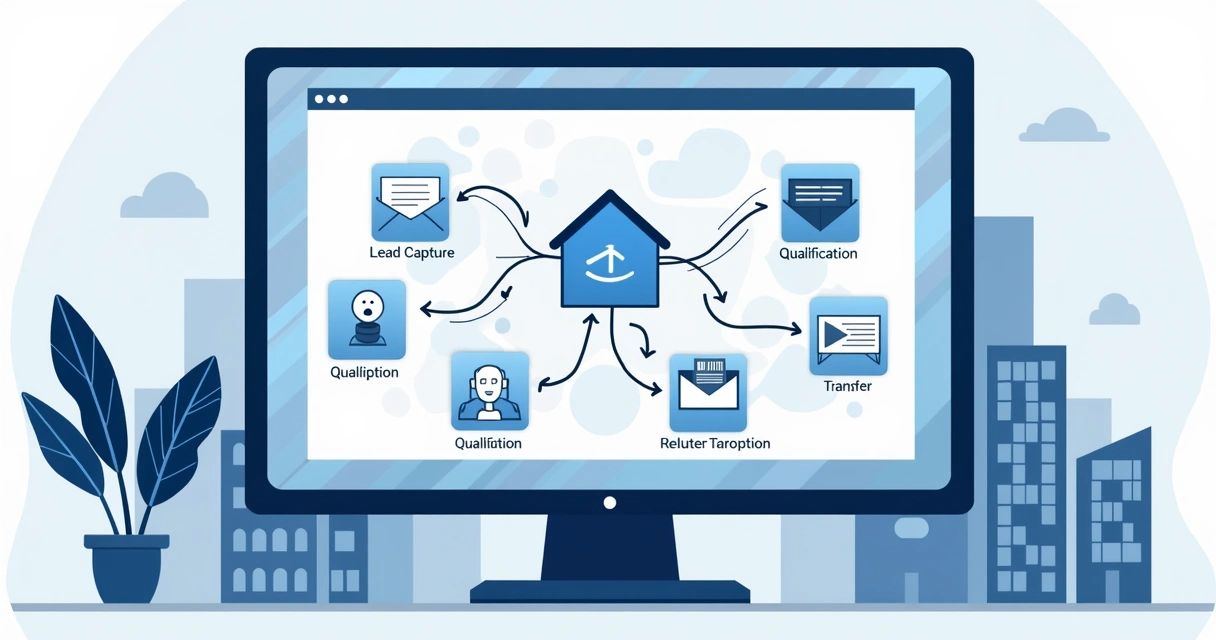 Fluxograma de prospecção automatizada no setor imobiliário