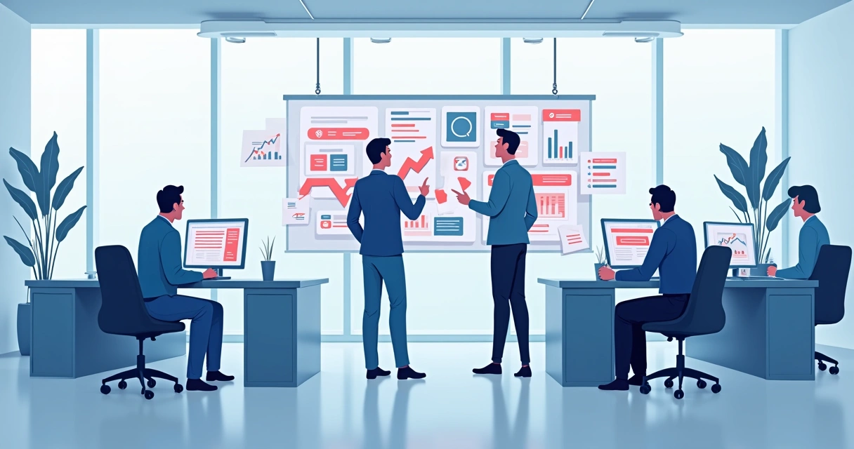 Mapa visual de gargalos em um processo financeiro 