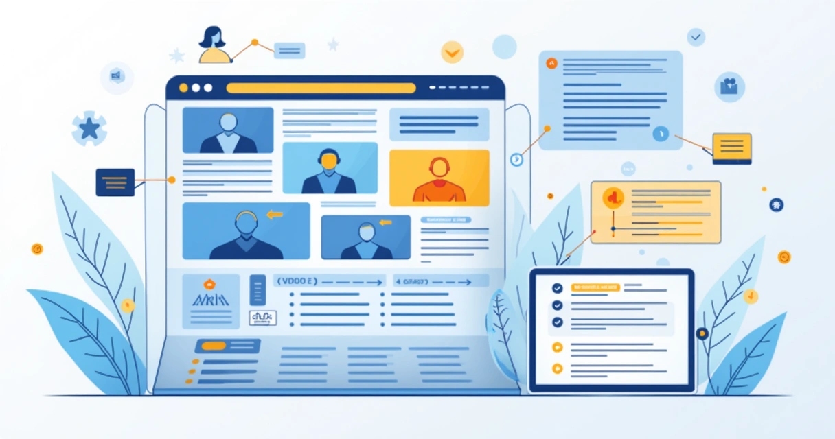 Mapa visual de interações do usuário em landing page