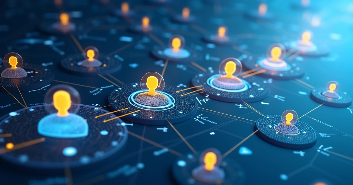 Infográfico de mapa de jornada de cliente com diversos pontos de contato 
