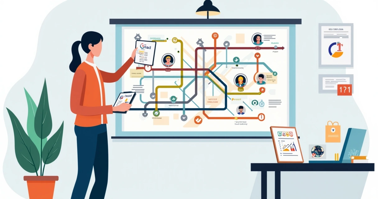Gestor analisando mapa de lacunas de habilidades técnicas da equipe 