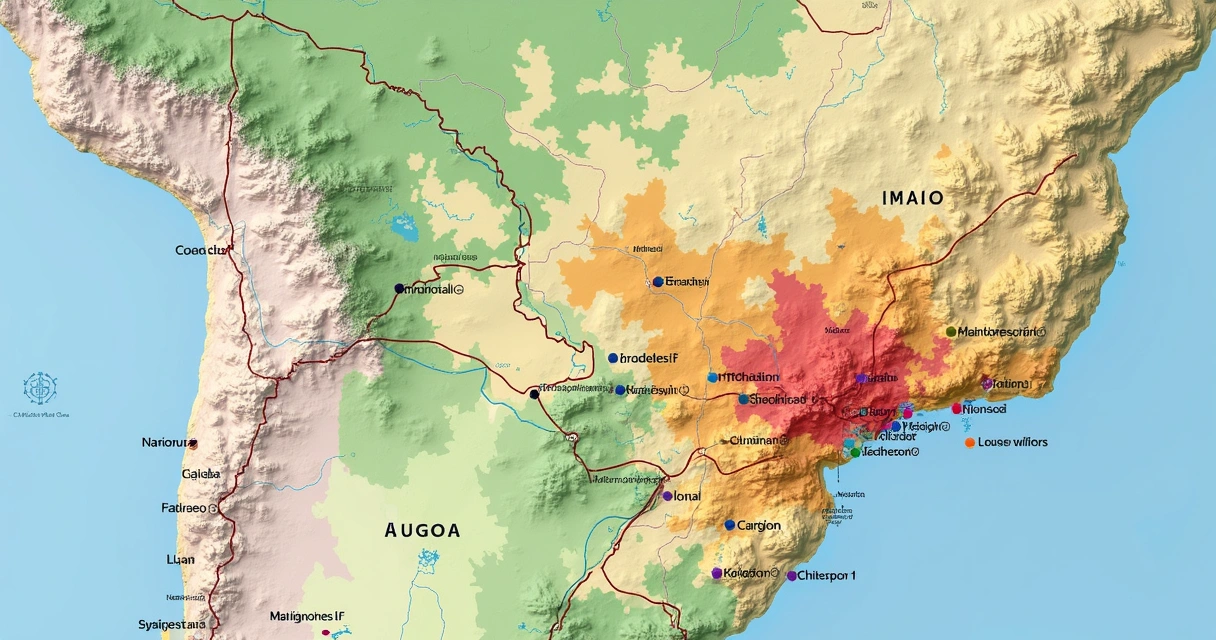Mapa de Mato Grosso indicando imóveis em leilão por região e faixa de desconto 