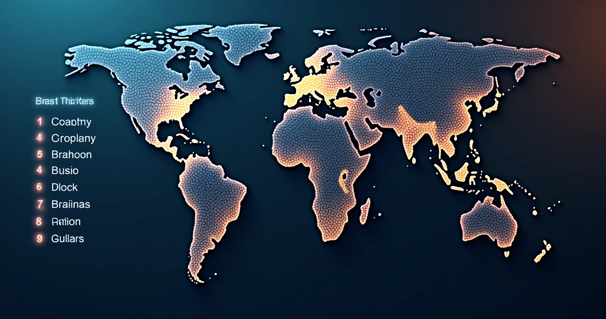 Como Gerar Leads Qualificados Usando Dados Cadastrais 6 Mapa com segmentos de mercado destacados e listas de leads