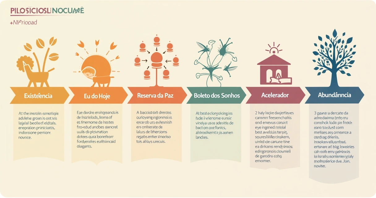Ilustração de um mapa visual dos protocolos PND 