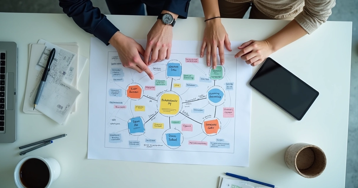 Mapa visual de relaciones y clima en un equipo de trabajo