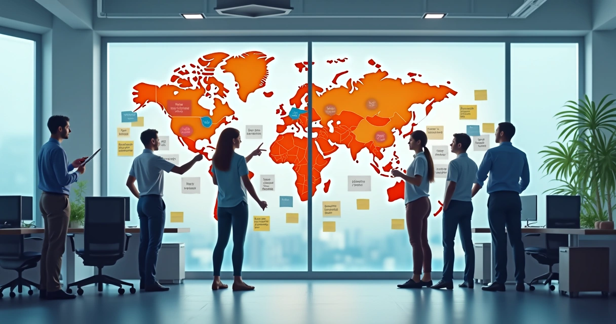 Mapa visual de síntomas en grupo laboral 