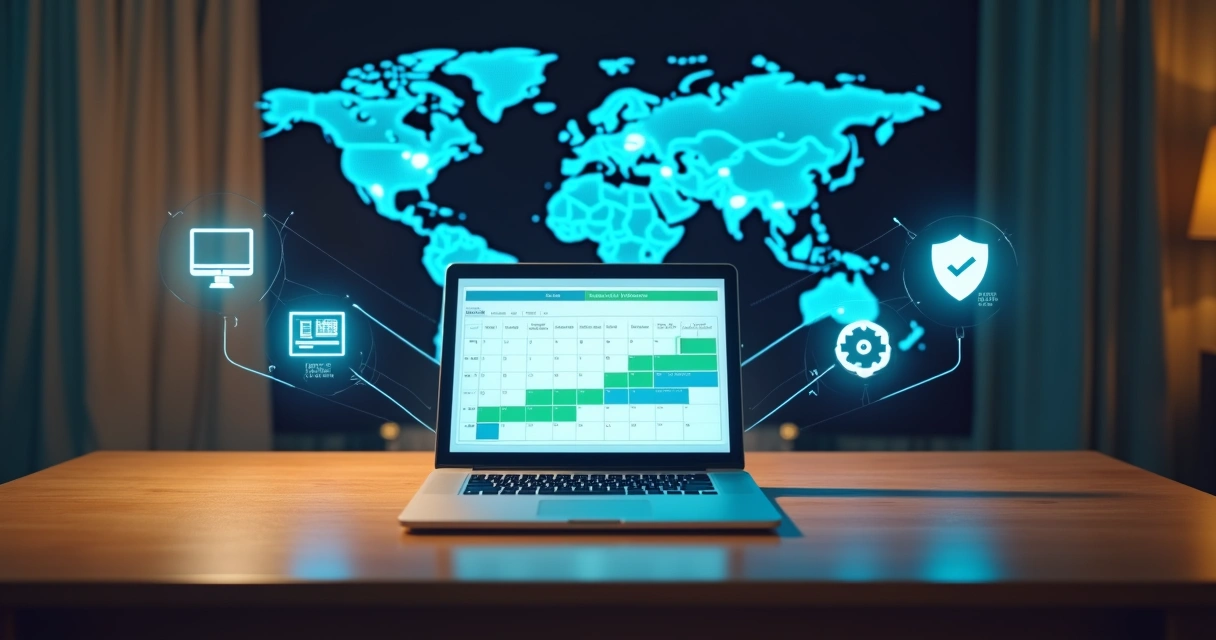 Mapa digital ligando reservas de hotel com canais online e sistema próprio 