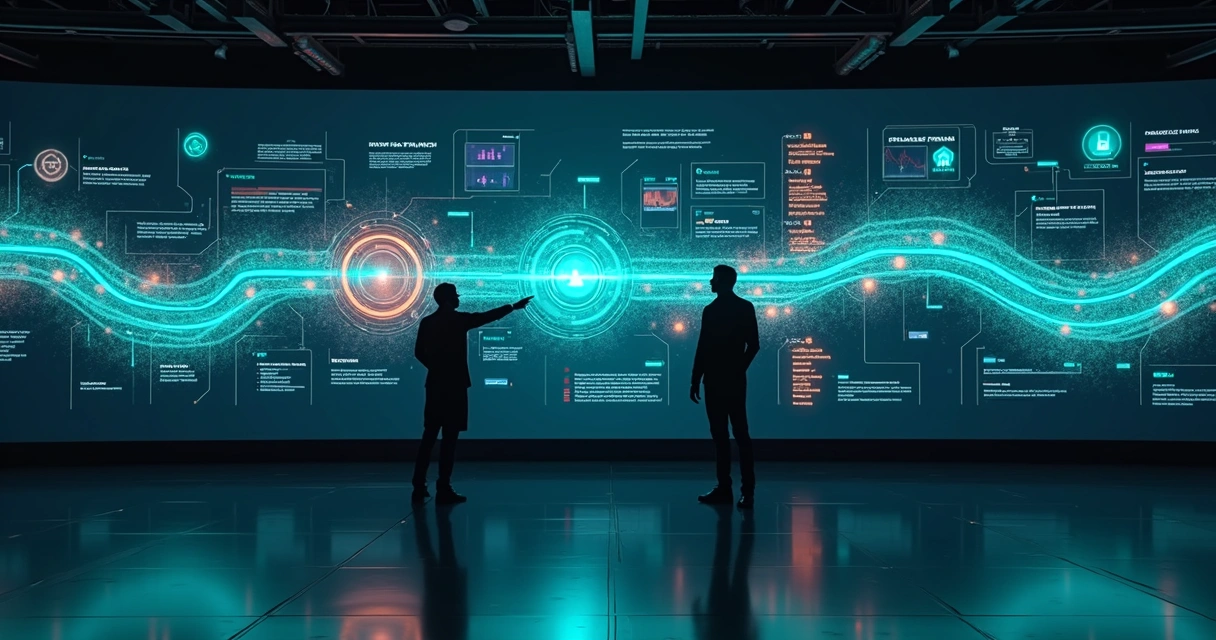 Mapa digital destacando vulnerabilidades ao longo de um pipeline de dados 