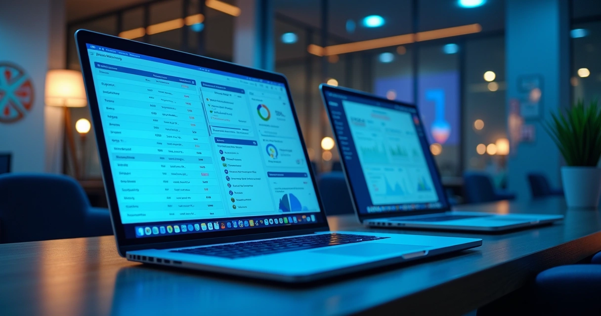 Fluxo automatizado de vendas B2B digital com múltiplas etapas. 