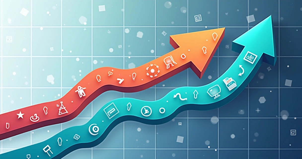 Representação visual de máquina de vendas eficiente crescendo 