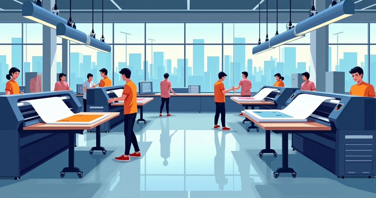 Máquinas industriais para confecção de camisetas 