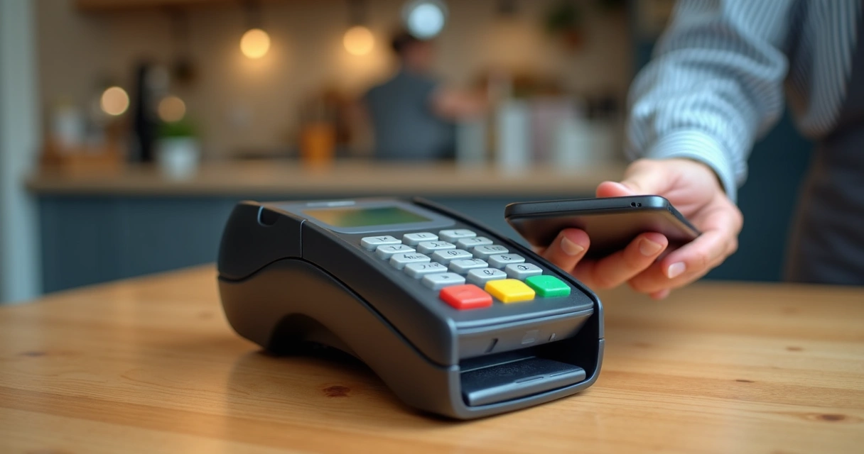 Maquininha e app de conta digital personalizados 