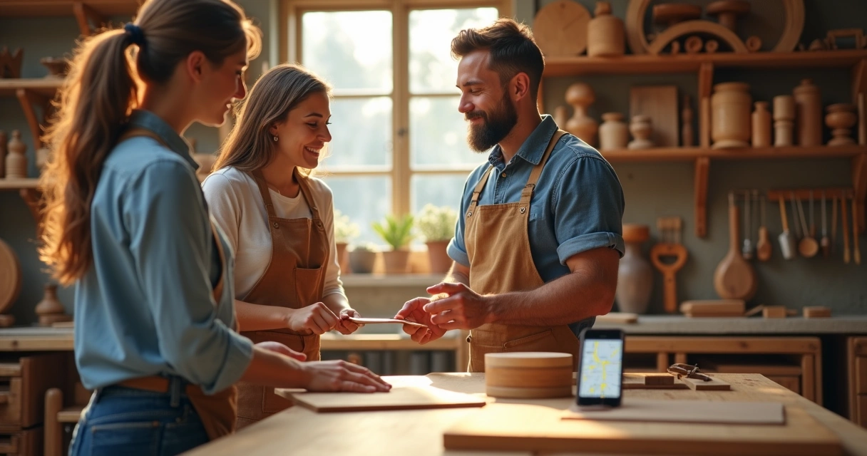 Marcenaria atendendo cliente no bairro 