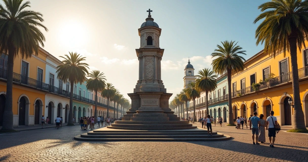 Marco histórico no centro de Natal 