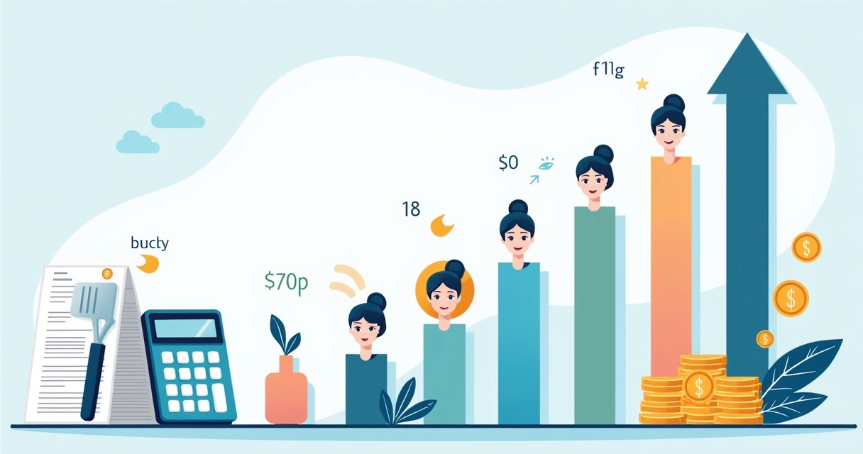 Gráfico colorido mostrando margem de lucro de diferentes serviços de estética 