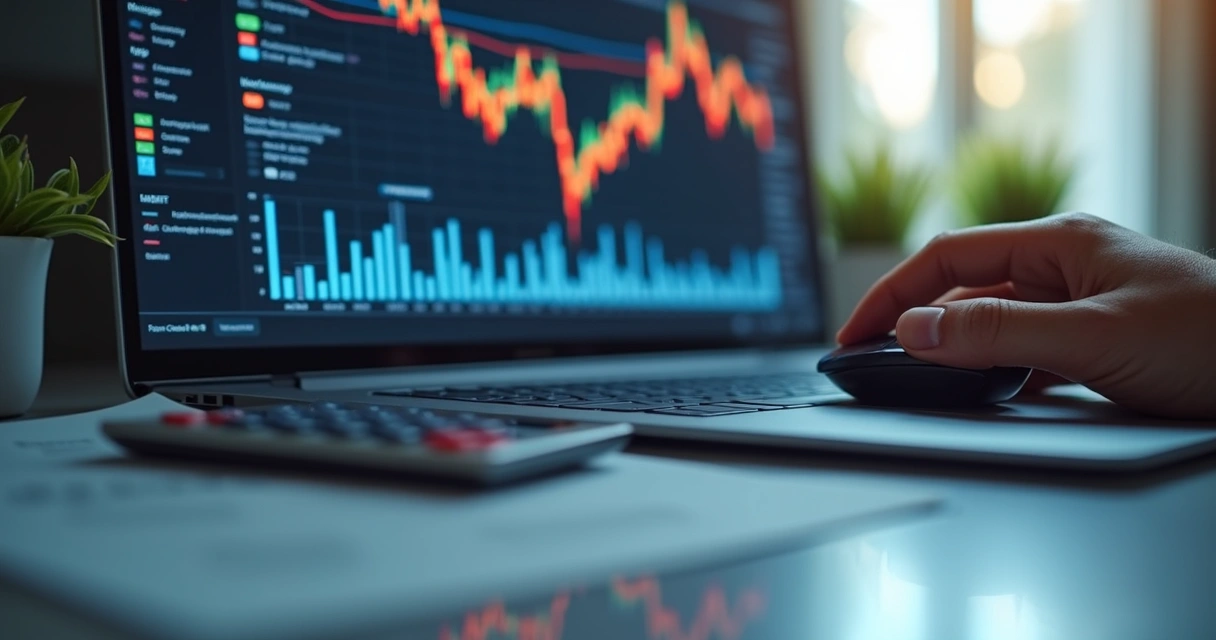 Graph showing US real estate price trends and mortgage rates
