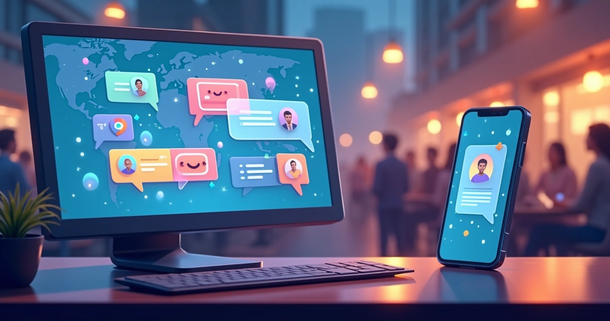 Automated messages to local customers with personal touch