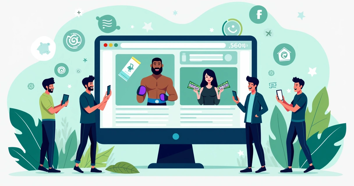 Campanha de marketing digital da Dr. Squatch com influenciadores 