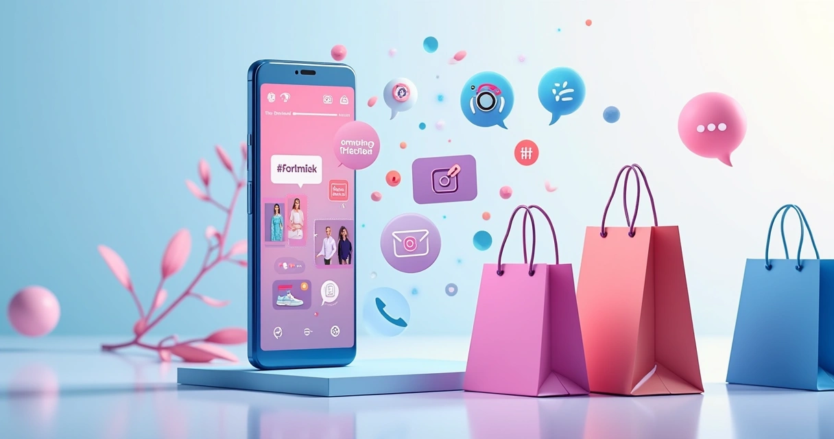 Divulgação de loja virtual no Instagram com arte personalizada 