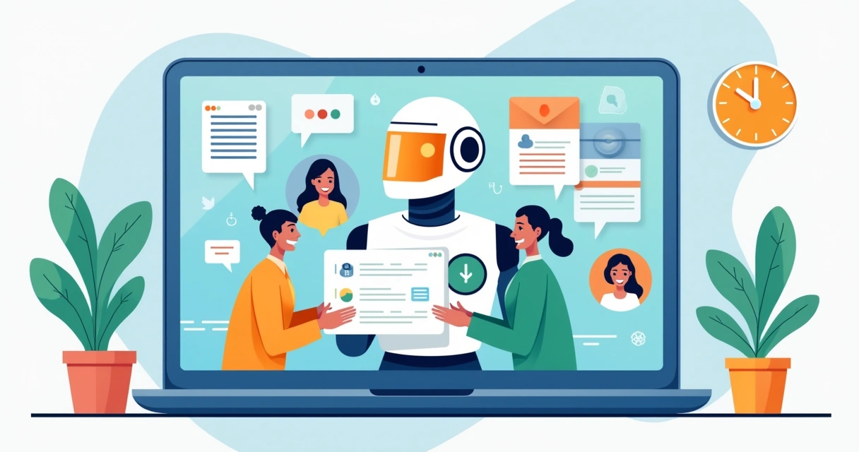 Chatbot de IA conversando em múltiplos canais digitais 