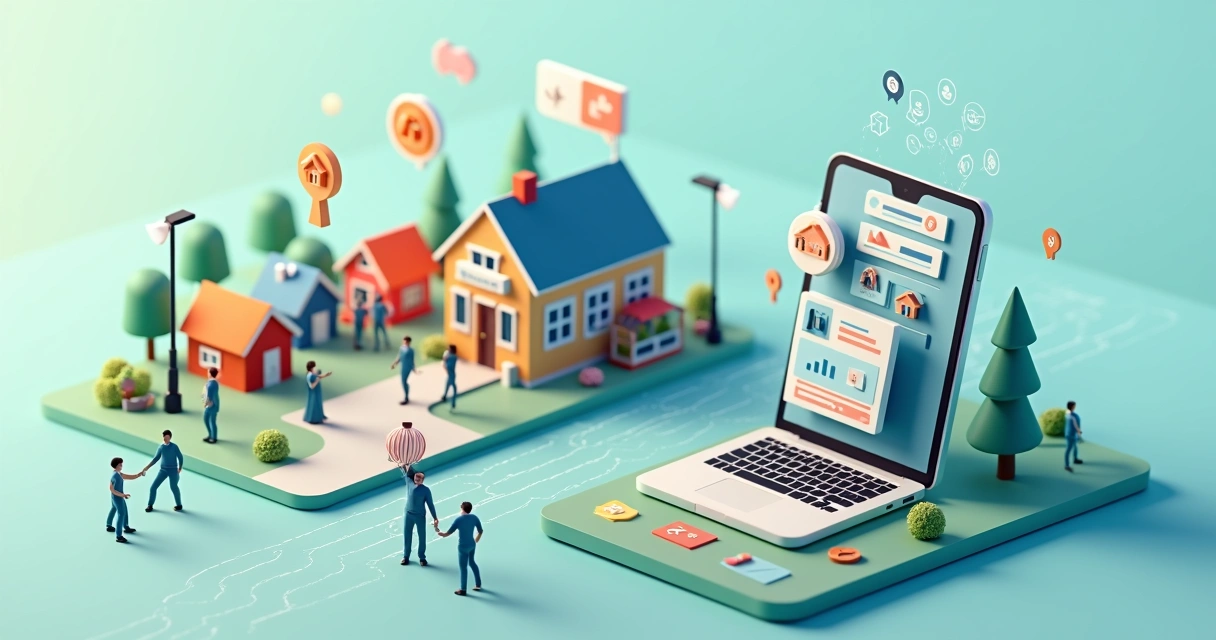 Marketing digital para imobiliárias ou indicações locais: qual traz mais negócios?