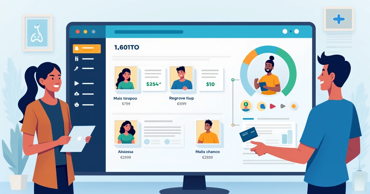 Marketplace de SaaS mostrando divisão automática de pagamentos entre múltiplos parceiros 