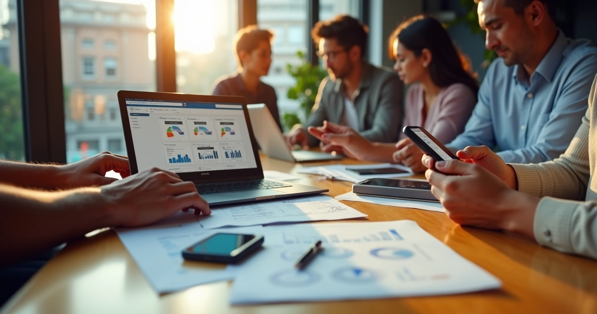 Gráfico mostrando aumento das vendas mobile