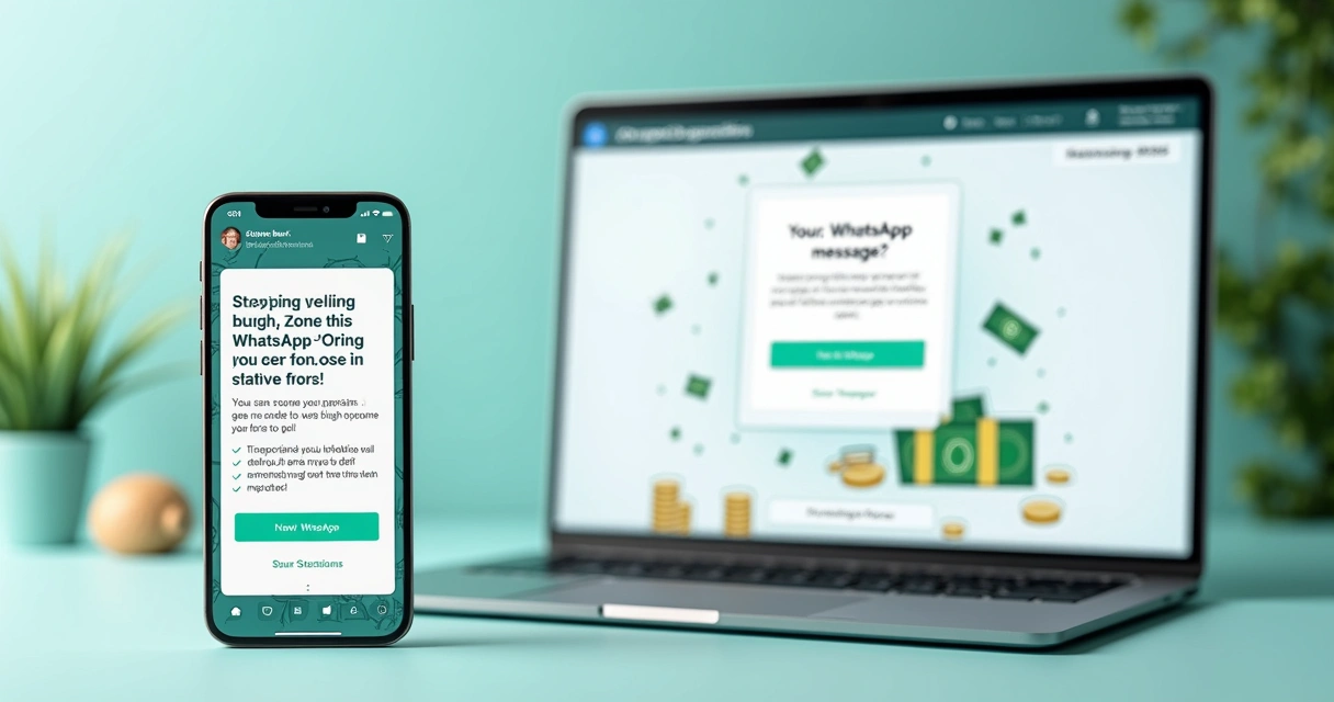 Cartão digital e mensagem pronta para indicações de BPO