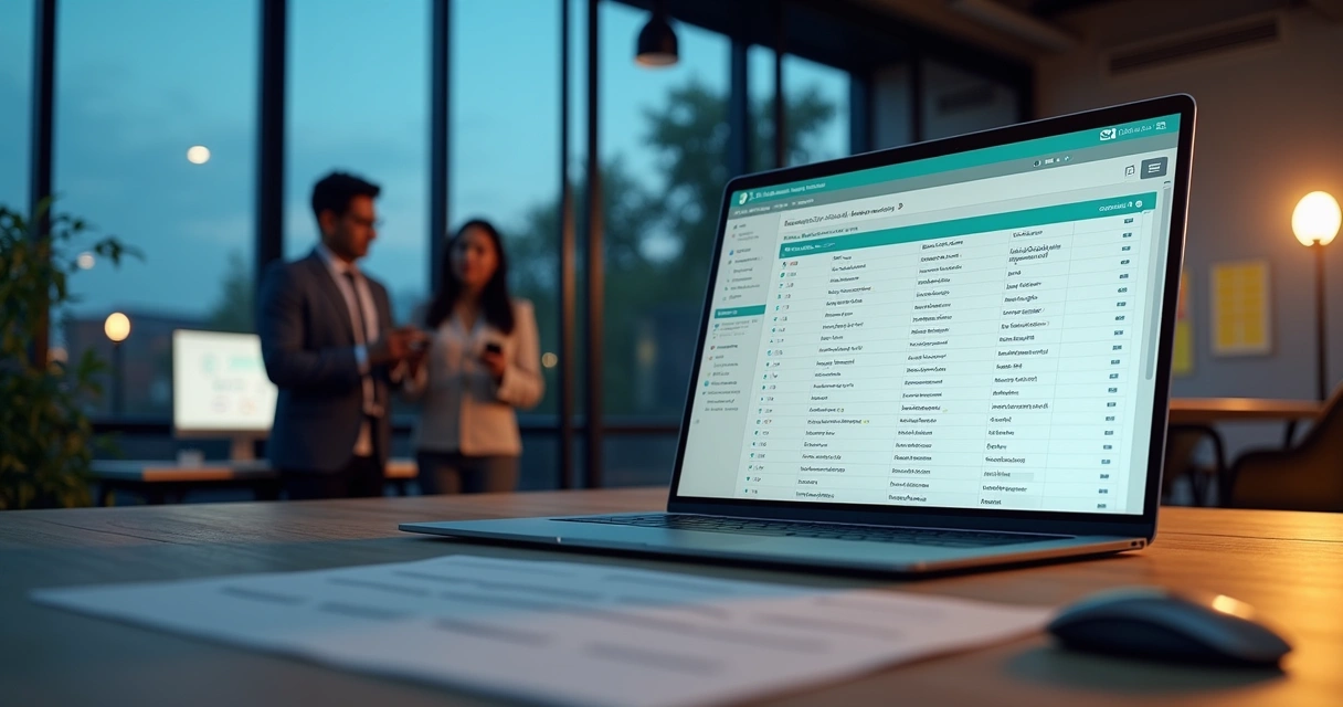 Gestor usando plataforma LMS para matrícula em lote de colaboradores 
