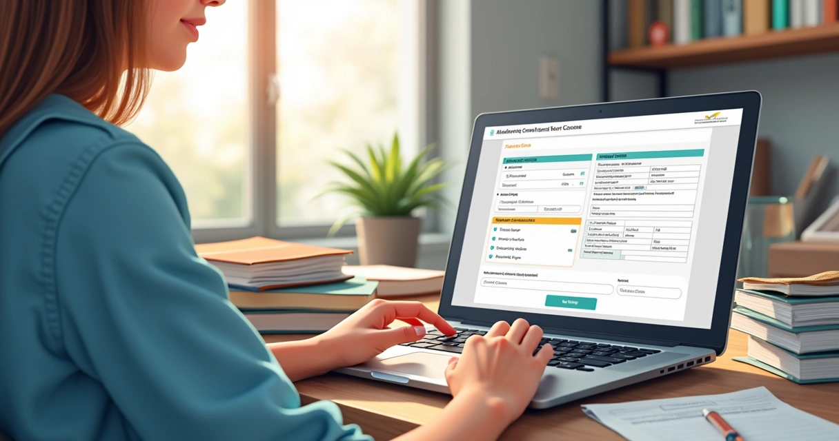 Formulário de matrícula online para cursos livres