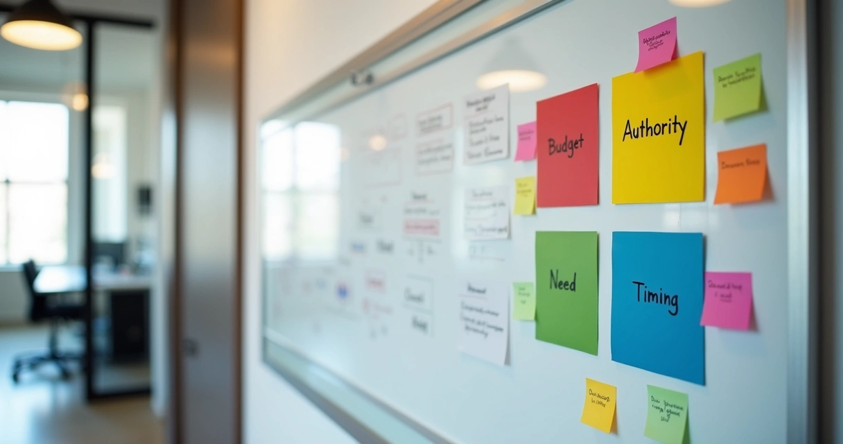 Quadro BANT adaptado para leads de contabilidade 