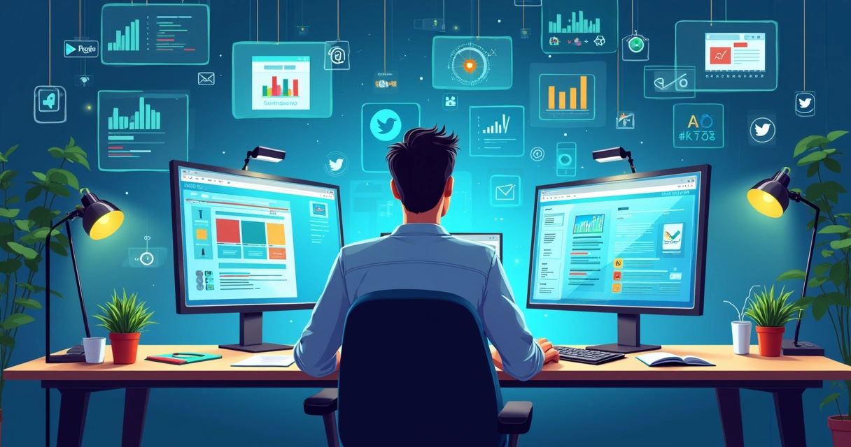 Matriz para listar canais digitais como site, redes sociais e anúncios 