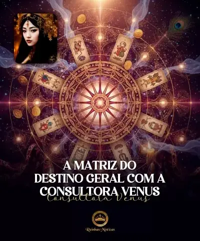 Roda de cartas de Tarot com tema místico e estrelas douradas em fundo escuro