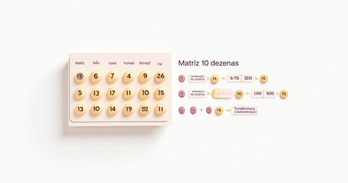 Exemplo gráfico de matriz de fechamento de dezenas na Quina 